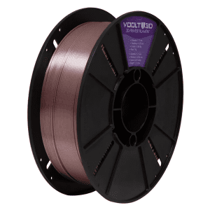Filamento PLA Rose Gold V-Silk Premium Voolt3D - 1kg