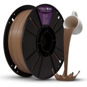 Filamento PLA Marrom Cappuccino Voolt3D - 1kg