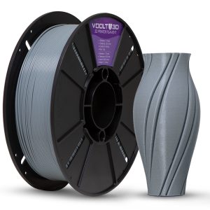 Filamento PLA Cinza Claro Voolt3D - 1kg